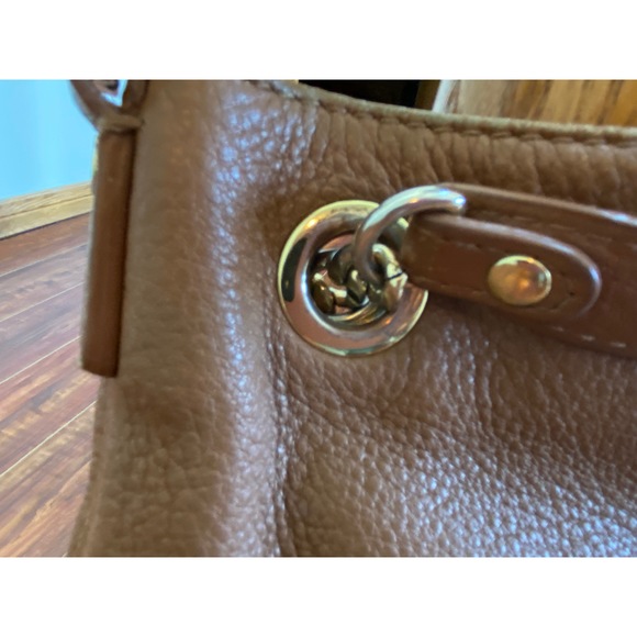 Michael Kors Brown Leather Hobo Satchel - Picture 10 of 10